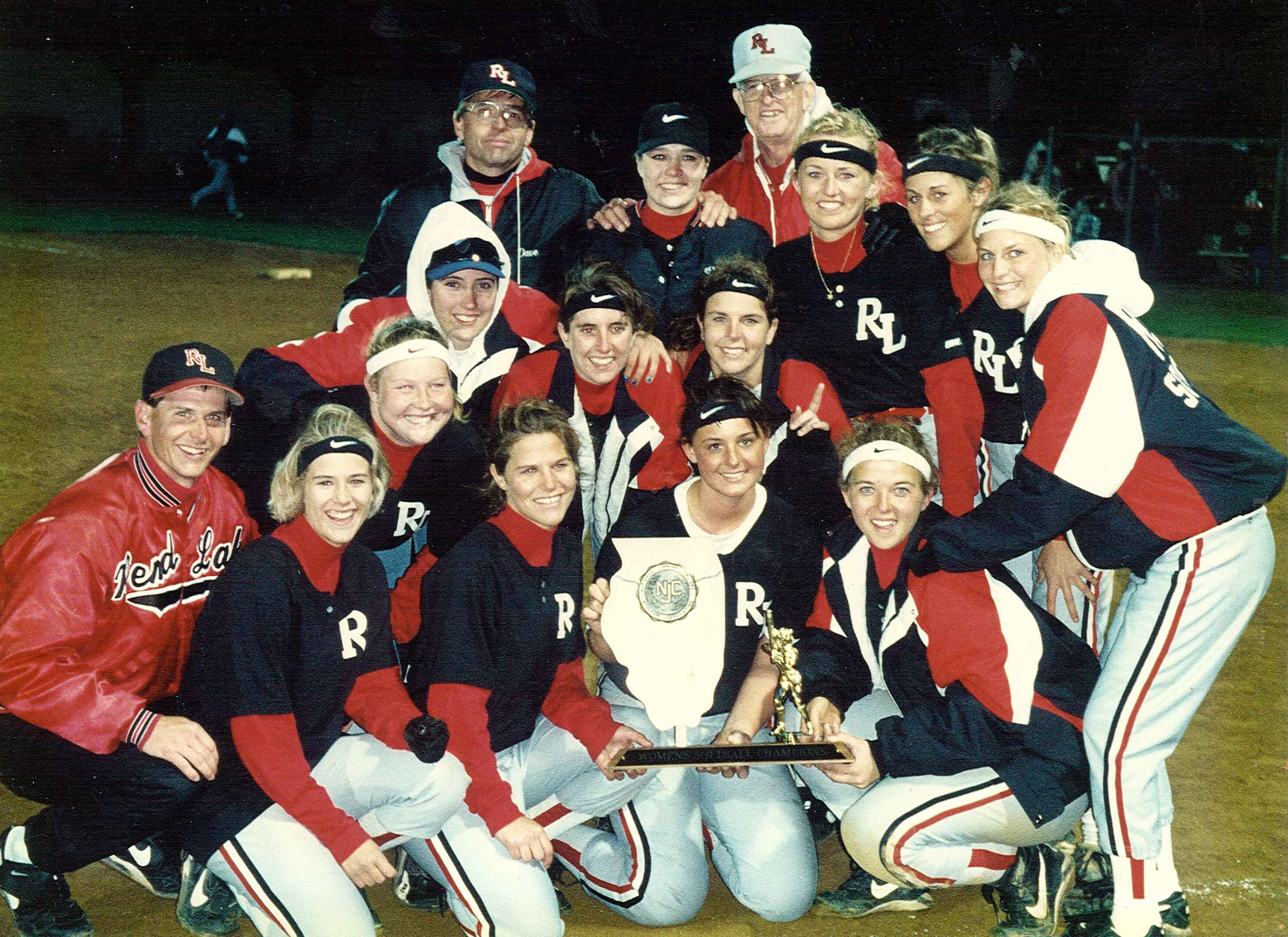 1995-96 Softball Regional and Sectional Champs, and NJCAA tournament qualifiers