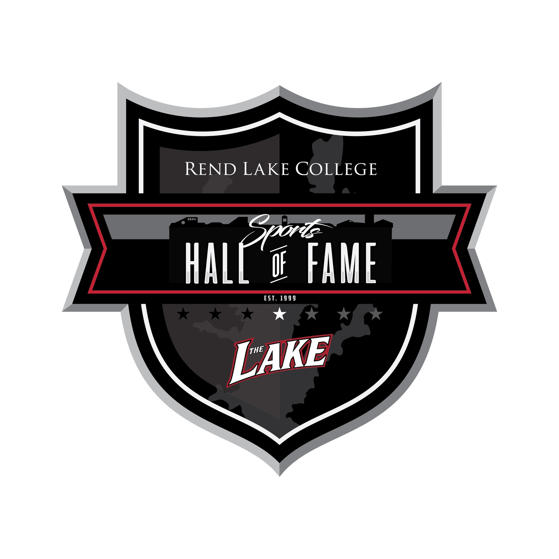 Rend Lake College Sports Hall of Fame shield logo