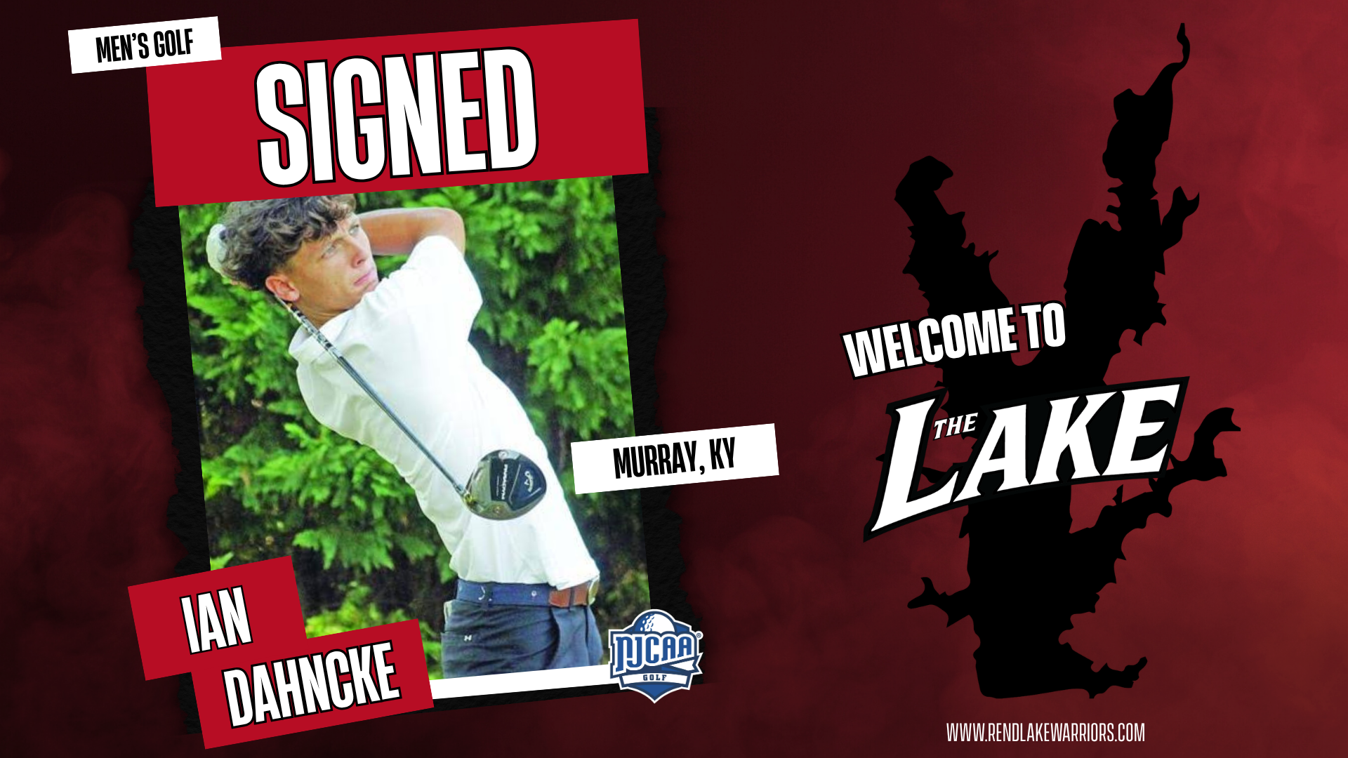 Ian Dahncke signs to play golf for RLC Fall 2026
